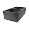Nantucket Sinks Double Bowl Farmhouse Fireclay Sink with Concrete Finish FCFS3318D-Concrete - alternate 4
